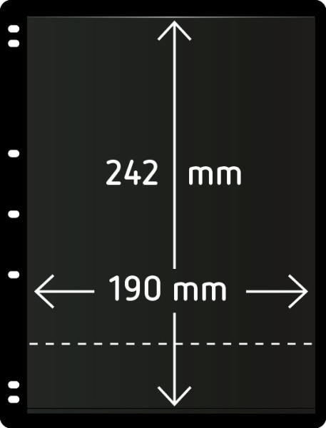 HAGNER Einsteckblätter, doppelseitig, 7er Lochung, 10 Blätter